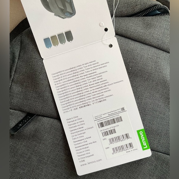 🆕 Lenovo 15.6" in. laptop Grey Lightweight School /Work /Trips Backpack B210 🎒 - Picture 14 of 15